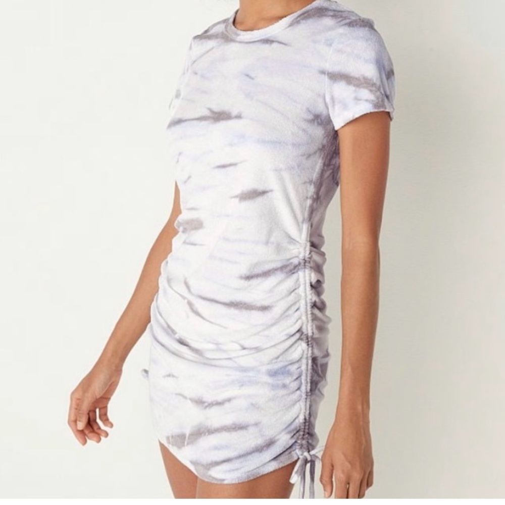 PINK Victoria’s Secret Dress beach Terry Ruched Side Dress NWT - Picture 8 of 9